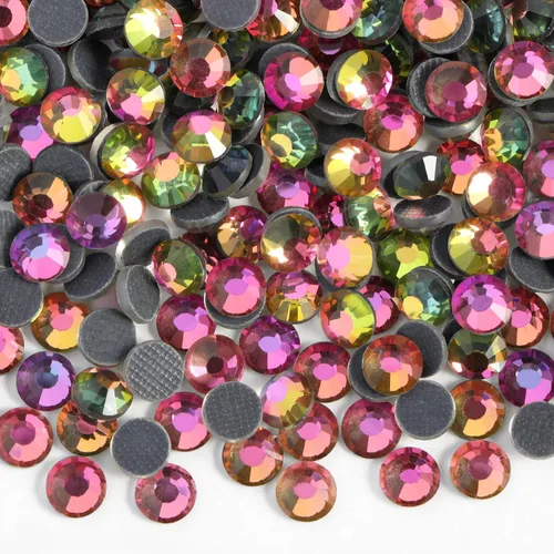 Miniatura 41 de 6000 diamantes de imitación termoadhesivos a granel, diamantes de imitación azules para ropa de manualidades, cristales termoadhesivos para Zafiro