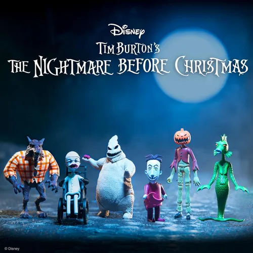 Miniatura 4 de Super7 Tim Burton's The Nightmare Before Christmas Wolfman - Figura de acción de Disney de 3.75 pulgadas con accesorio, coleccionables de películas