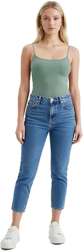 Miniatura 314 de Emmalise Camisola larga casual básica para mujer, con tirantes ajustables, top en capas