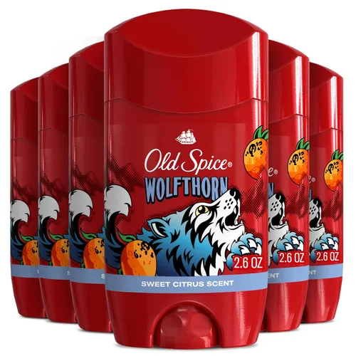 Miniatura 10 de Old Spice Wild Collection Wolfthorn Scent - Desodorante antitranspirante sólido invisible para hombre, 2.6 onzas (paquete de 4)