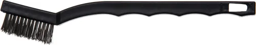 Miniatura 4 de SPARTA Flo-Pac Cepillo de lechada con cerdas de acero inoxidable prensadas para limpieza, trabajo de detalle y uso de limpieza, 7 pulgadas, negro