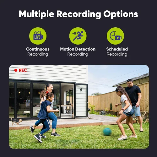 Miniatura 5 de SANNCE Sistema de cámara de seguridad DVR de 8 canales 1080P y 4x2.0MP para interiores y exteriores, IP66, cámaras CCTV resistentes a la intemperie