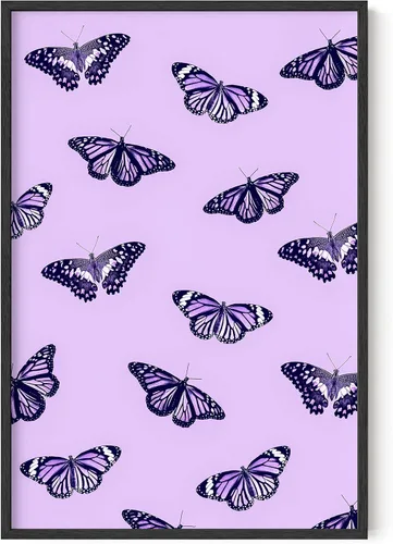 Miniatura 14 de HAUS AND HUES Arte de pared de mariposas: carteles estéticos para habitación, decoración de pared amarilla, sin marco, 12 x 16 pulgadas Mariposas