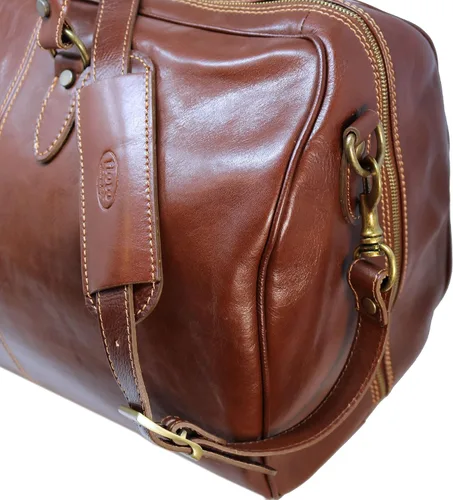 Miniatura 5 de Floto Maleta Venezia Bolsa de lona, Vecchio marrón, Bolsa de lona