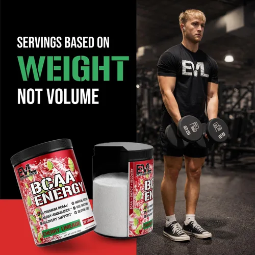 Miniatura 6 de EVL BCAAs Polvo de Aminoácidos - Polvo de Energía BCAA para Pre Entrenamiento para Recuperación Muscular, Crecimiento Delgado y Resistencia - Bebida