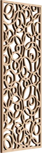 Miniatura 117 de Latrobe Paneles de pared decorativos de madera con calado, 9 3/8 pulgadas de ancho x 24 3/8 pulgadas de alto x 3/8 de alto, roble rojo rojo (Red Oak)