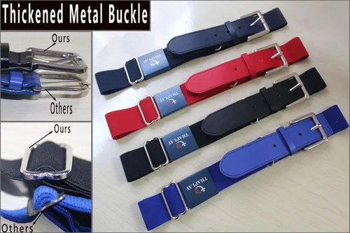 Miniatura 3 de Thaplay BaseballSoftball Belt for Kids Boys Youth Men Women Adult (2 Pairs of Socks and Belt) With 2 Pairs Baseball socks