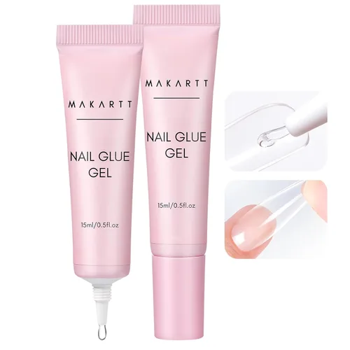 Miniatura 11 de Makartt Arte de uñas en gel 3D, pegamento de gel para esculpir para dibujar, moldear, escultura, gemas y decoración, esmalte de gel transparente que