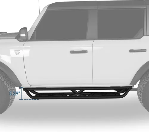 Miniatura 4 de u-Box Bronco - Barra de estribo lateral para estribo, rieles deslizantes compatibles con Ford Bronco de 4 puertas 2021 2022 2023 2024 2025 2026