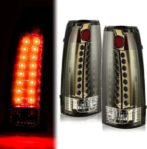 Luces traseras LED HECASA Compatibles con 1988-2000 Chevy Silverado GMC Suburban Tahoe Sierra C/K 1500 2500 3500 Blazer Yukon lámparas de freno