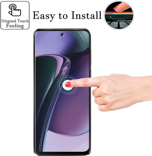 Miniatura 4 de Protectores de pantalla para Motorola Moto G 5G 2025 (paquete de 3), película de vidrio templado 9H para Motorola Moto G 5G 2025, antiarañazos