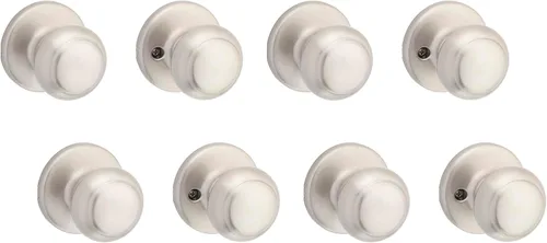 Miniatura 20 de Kwikset Cove - Pomo de puerta de privacidad interior con cerradura, manija de puerta para baño y dormitorio, pomo de puerta negro mate con cerradura