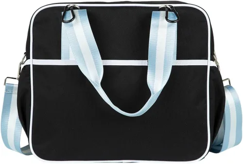 Miniatura 7 de Linda bolsa de pickleball Prepster para mujeres con gancho para cerca, bolso con bolsillos para botella de agua, palas, pelotas, accesorios