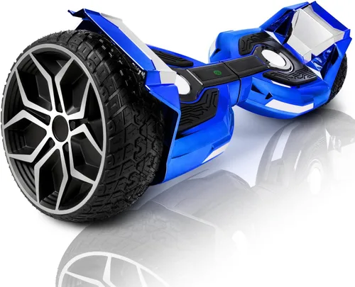 Miniatura 9 de 8.5” All Terrain Hover Board, Off Road Self Balancing Scooter with Bluetooth and LED Lights, UL2272 Safety Certified Negro