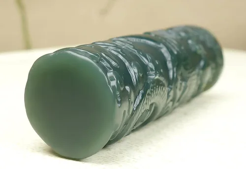 Miniatura 5 de China Natural Hetian Nefrita Verde Jade Tallado Dragón Real Colgante Amuleto