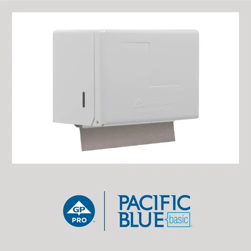 Miniatura 3 de Toallas de papel recicladas Pacific Blue Basic S-Fold de GP PRO (Georgia-Pacific), marrón, 23504, 250 toallas por paquete, 16 paquetes por caja