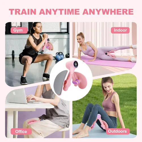 Miniatura 4 de Maestro de muslo, entrenador muscular del suelo pélvico para mujeres, entrenador Kegel para rehabilitación posparto con pantalla LED