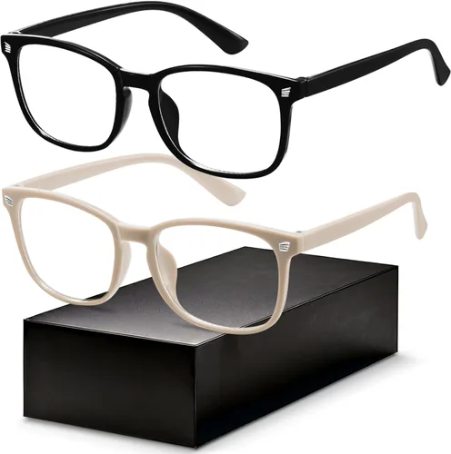 Miniatura 19 de Gaoye Eyewear Frames for Men - Blue Light Blocking Square Glasses, Anti UV Ray Computer Gaming, Blue Blockers for Women
