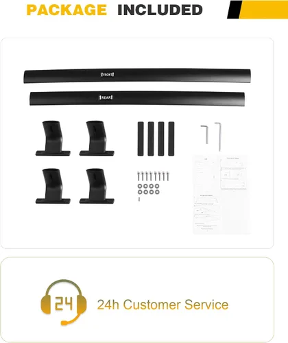 Miniatura 3 de Barra transversal de 220 libras para Honda CR-V CRV 2017-2022 con rieles de techo empotrados, barra de carga, barra transversal, accesorios