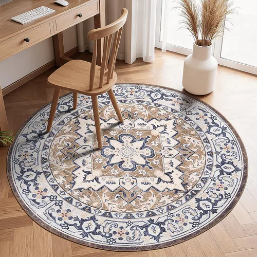 Miniatura 84 de Lofus 8x10 Alfombras de área para sala de estar, alfombra de área lavable, alfombras para dormitorio, cocina, alfombra vintage boho, alfombra suave