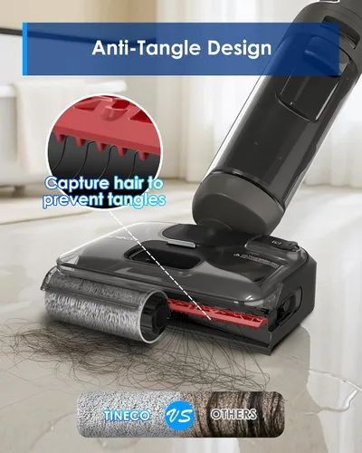 Miniatura 7 de Tineco Floor ONE i6 Stretch Aspiradora Húmeda y Seca, Aspiradora y Trapeadora Todo en Uno, Succión Potente de 20kpa, Hasta 40 Minutos de Tiempo