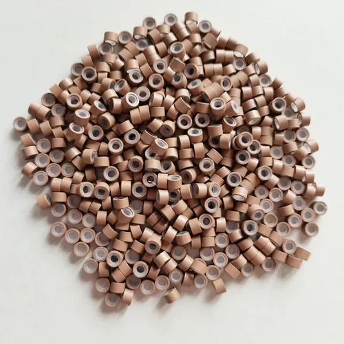 Miniatura 4 de Kit de herramientas de extensiones de cabello, 500 piezas de cuentas de microanillo, 1 alicates de extensión de cabello, 1 aguja de gancho, 1 lazo