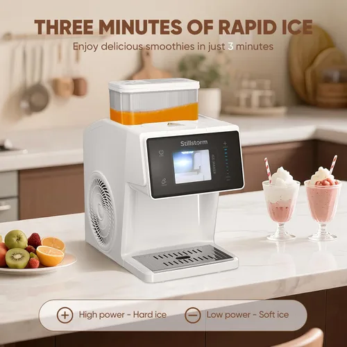 Miniatura 2 de Stillstorm Máquina de hielo afeitado Máquina de cono de nieve No necesita hielo, máquina de copo de nieve con tecnología RapidChill, Auto-Clean