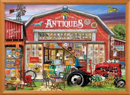 Miniatura 6 de MasterPieces Rompecabezas de 1000 piezas para adultos, familia o jóvenes, antigüedades a la venta, 19.25 x 26.75 pulgadas