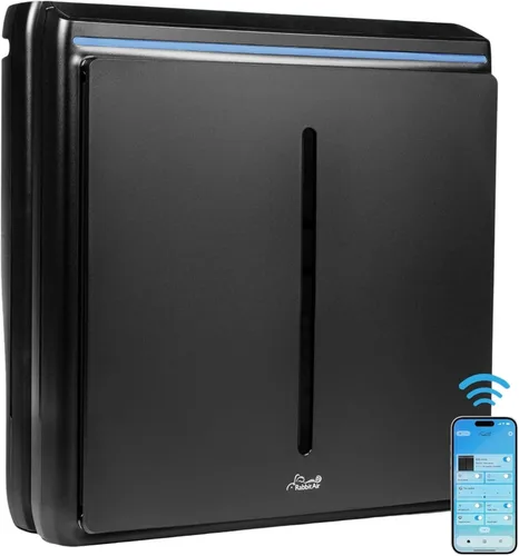 Miniatura 8 de Rabbit Air, A3 SPA-1000N Purificadores de aire para el hogar, purificador de aire HEPA ultra silencioso, purificadores de aire de montaje en pared