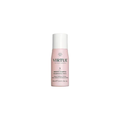 VIRTUE Champú suave sin sulfatos para el control del encrespamiento para cabello rizado, seguro para todo tipo de cabello, seguro para el color