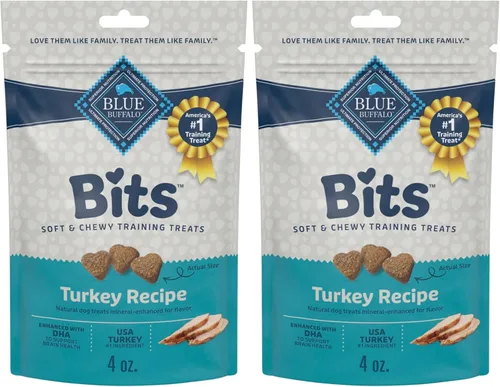Miniatura 14 de Blue Buffalo Bits Golosinas Suaves para Perros para Entrenamiento, Hechas con Ingredientes Naturales y Mejoradas con DHA, Receta de Carne de Res