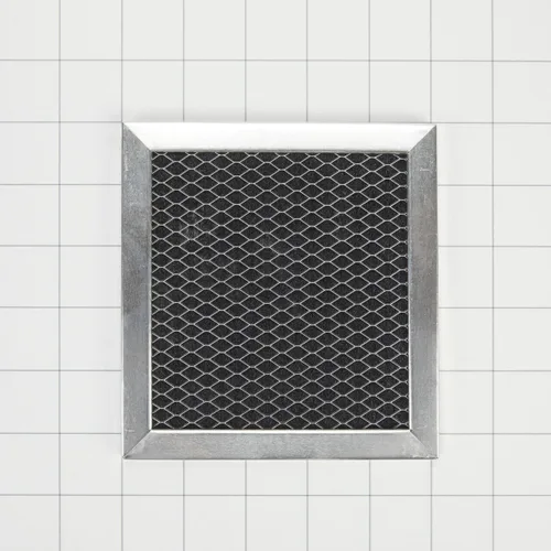 Miniatura 2 de Whirlpool 8206230A Filtro de carbón original OEM para microondas sobre el rango - Sustituye 8206230, 8206230ARP