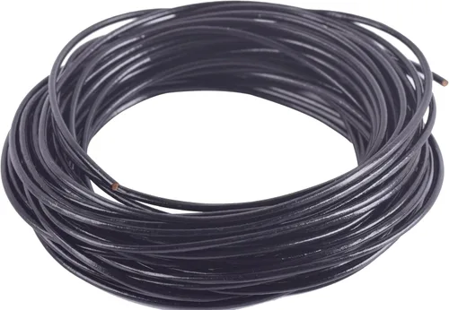 Miniatura 6 de KONMAY Cordón redondo de cuero real de 0.039 pulgadas, cordón de cuero negro de 25 yardas para hacer joyas, collares, pulseras y manualidades