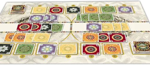 Miniatura 4 de Juego de mesa Mandala Desafiante juego para dos jugadores con hermoso arte abstracto Juego de mesa de estrategia para adultos y niños A partir