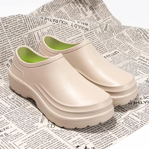 Miniatura 2 de Zapatos de chef para hombre, antideslizantes, impermeables, zapatos de trabajo para hombre, zuecos de enfermería, zapatos de enfermería