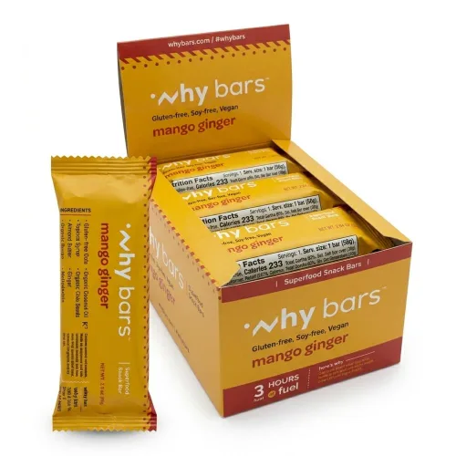 Miniatura 10 de Barras de proteínas, almendra de manzana, barras de 2.04 onzas (paquete de 12 barras de proteínas) – Barra de proteínas, superalimento, sin gluten