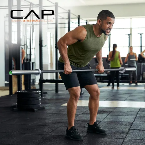 Miniatura 5 de Cap Barbell Barra olímpica Pro Series de 7 pies Opciones de barra olímpica y de potencia