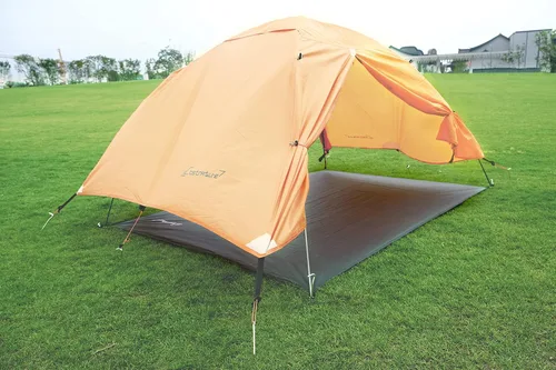 Miniatura 8 de Clostnature Huella de Tienda de Campaña - Lona Impermeable para Camping, Protector de Suelo de Tienda Resistente, Alfombrilla Ultraligera para Negro