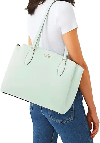 Miniatura 2 de KATE SPADE MONET - Bolsa grande de cuero azul cristal, Azul (Crystal Blue), L