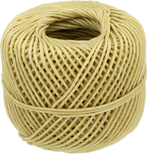 Miniatura 14 de PATIKIL Mechas de vela de cera de abejas de 200 pies, mechas de velas de 3.150 in, bien revestidas con cera de abeja natural para hacer velas, Beige