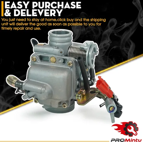 Miniatura 5 de Carburador Reemplaza para American YardSport Sportworks YS200 200 XLT UTV 14925 150cc Motor, 4 tiempos GY6 ATV, scooters, ciclomotores, motor Go