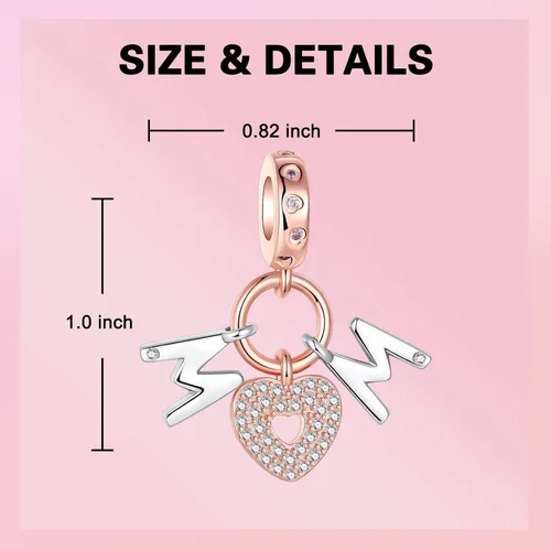 Miniatura 146 de Dije de girasol con diseño de estrella y luna y elefante para pulsera, collar de plata de ley 925, dijes de corazón de amor para mujer, regalo