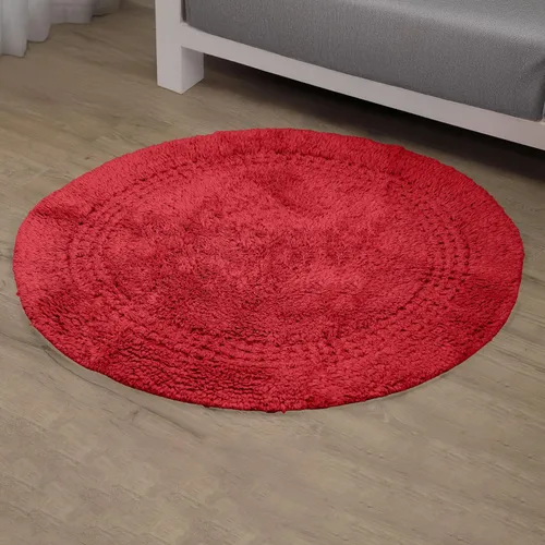 Miniatura 57 de Home Weavers Classy - Juego de alfombras de baño 100 % algodón, decoración de baño, lavable, extrasuave y absorbente, tapete de cocina, juego de Aqua