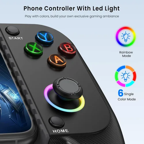 Miniatura 5 de AXYBCOOL Wireless Mobile Controller for iPhone & Android - Hall Effect Joystick, No Drift - Compatible with Xbox Game Pass, Steam Link, Call of