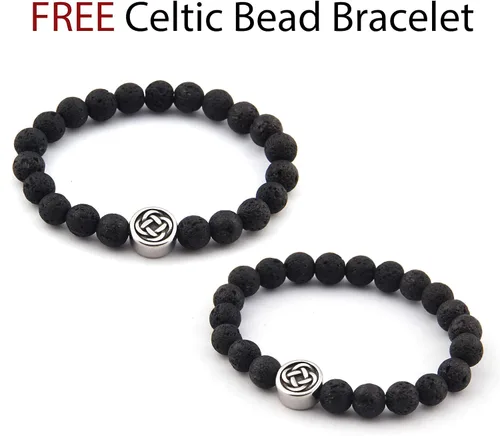 Miniatura 5 de Gungneer Anillo de acero inoxidable con nudo celta para hombre, anillo de compromiso, joyería irlandesa para hombres y mujeres, Metal