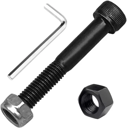 Miniatura 12 de Eje Pro Scooter M8 0.315 in X 1.102 in-5.118 in Tamaño múltiple 12.9 Grado Acero al carbono para rueda delantera trasera Freestyle Scooter Grinds