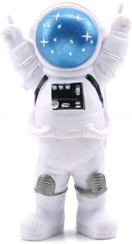 Miniatura 4 de 3 adornos de escritorio de astronauta de resina, figura de astronauta, decoración de tarta, adorno de mesa para decoración de regalo de fiesta