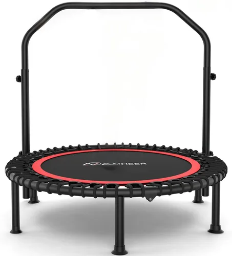 Miniatura 11 de ANCHEER Rebounder Trampoline 40"/48" Bungee Rebounder with 4-Level Adjustable Handle, Max 400-450 LBS Heavy-Duty Fitness Trampoline, Waterproof