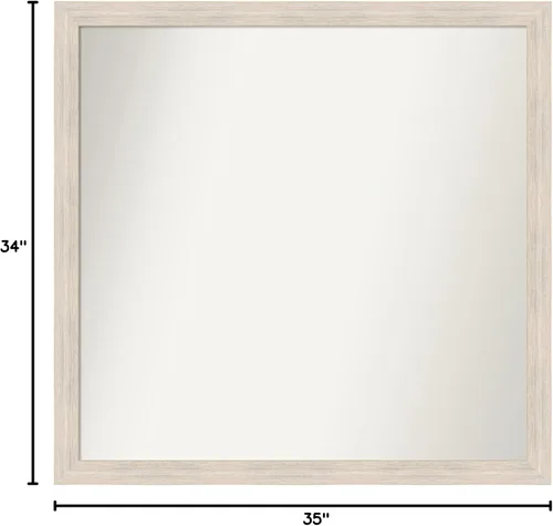 Miniatura 839 de Amanti Art Espejo personalizado, espejo estrecho de baño de oro blanco, espejo de pared o espejo de tocador de baño sobre el fregadero