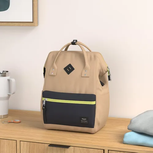 Miniatura 2 de Himawari - Mochila para portátil de viaje con puerto de carga USB, bolsa grande para doctor, mochila universitaria para mujeres y hombres, Estándar